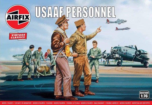 USAAF Personnel 1:76 Vintage Classic