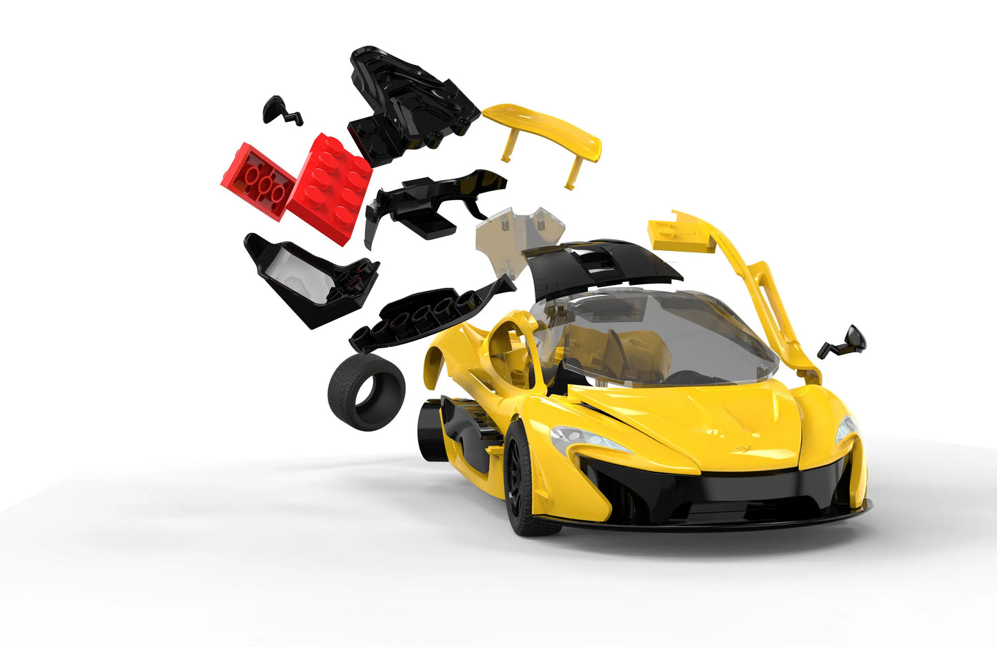 QuickBuild McLaren P1 Yellow