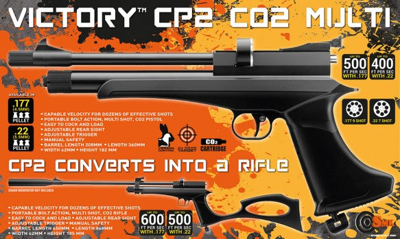 Victory CP2 Pistol/Rifle Black
