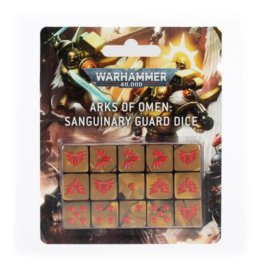 Arks of Omen: Sanguinary Guard Dice Set 41-46