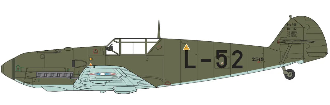 Airfix Messerschmitt Me109E-4/E-1 1:48