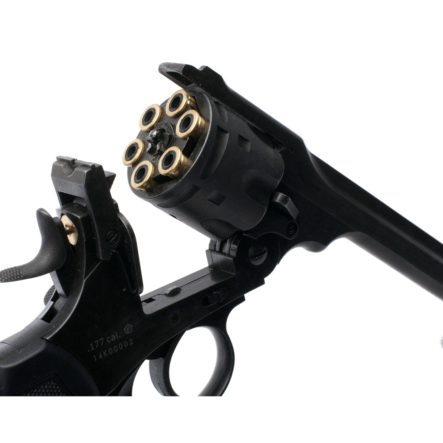 Webley MkVI .455 Revolver 6” Battle finish .177 Pellet