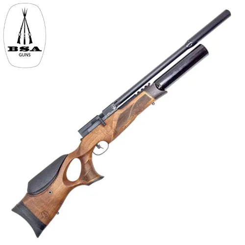 BSA R12 CLX Pro Air Rifle Super Carbine - Walnut
