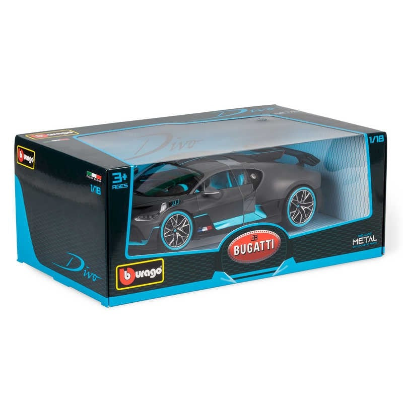 1:18 Bugatti Divo Flat Dark Grey