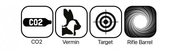 Artemis CP400 .177 4.5mm Co2 Pistol