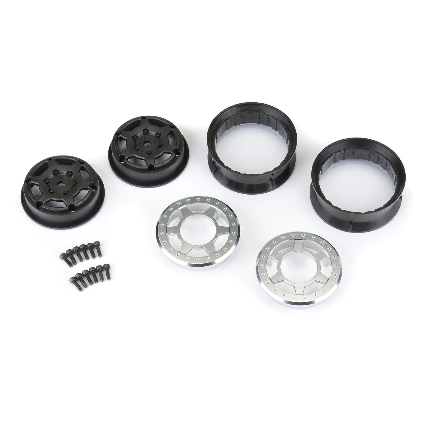 1/10 Holcomb Aluminum Front/Rear 1.9" 12mm Crawler Wheels (2)