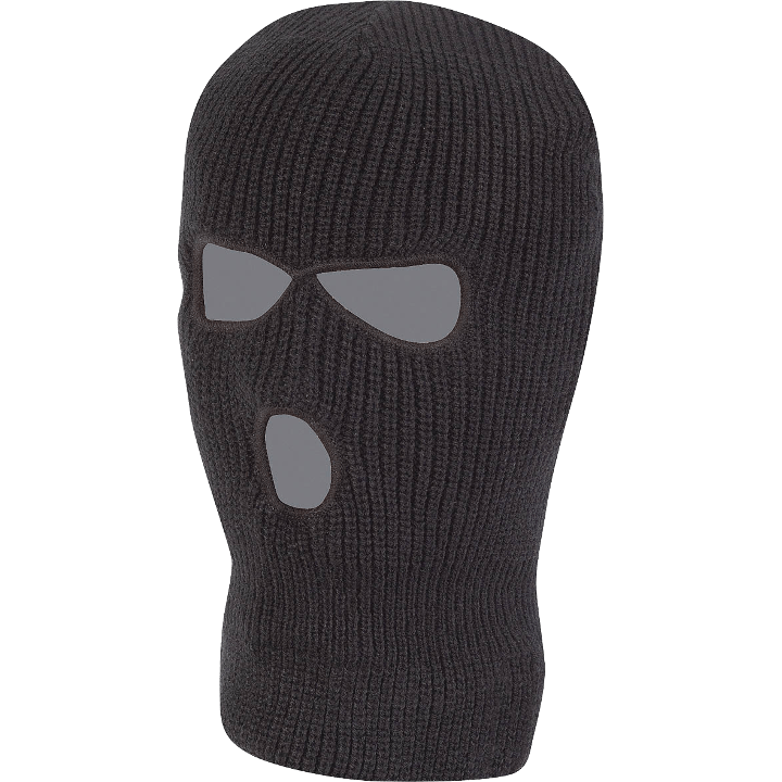 ACR Balaclava 3Hole - Black