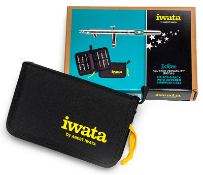 Iwata Eclipse BCS 6 pack with Iwata Zipper Case