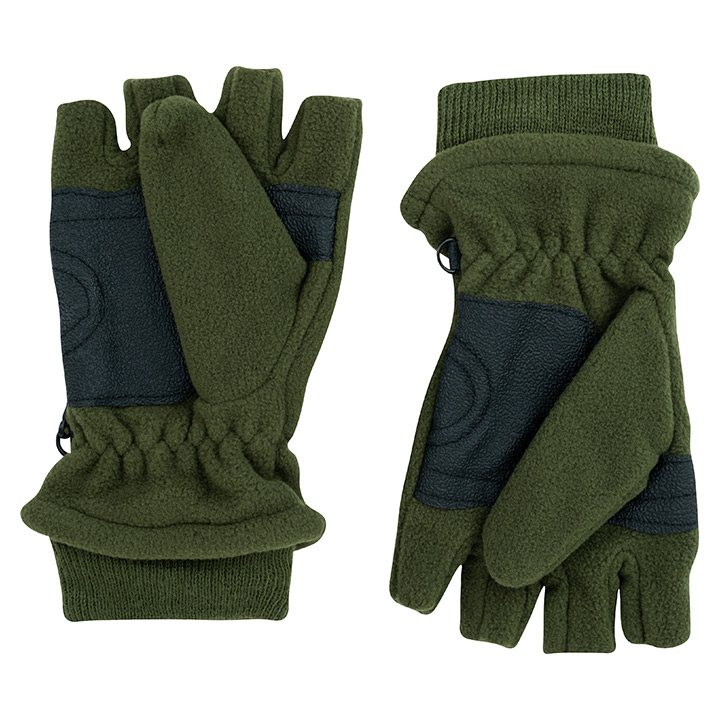 Jack Pyke Fleece Shooter Mitt Green