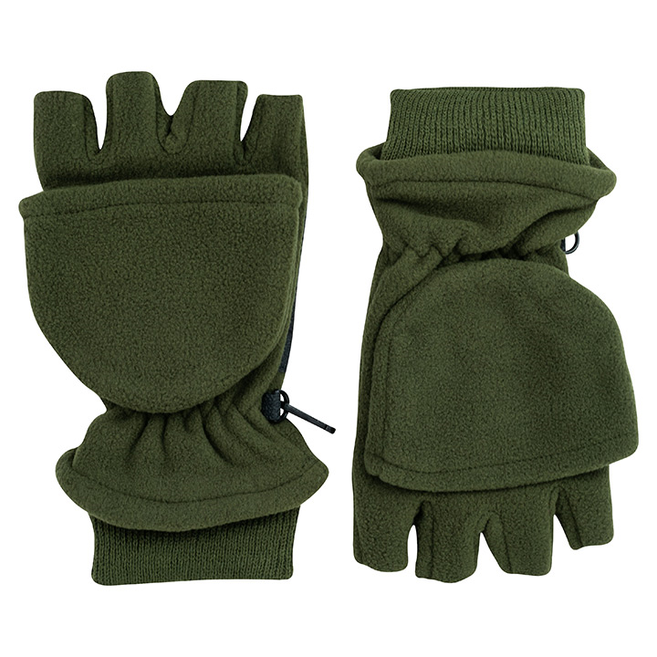 Jack Pyke Fleece Shooter Mitt Green