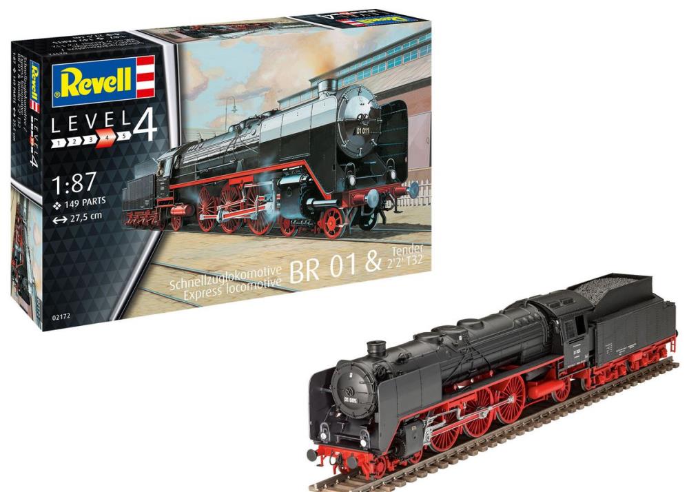 Revell Schnellzuglok BR01 mit Tender 2'2' T32
