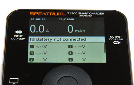 Spektrum Smart S1200 DC Charger, 1x200W