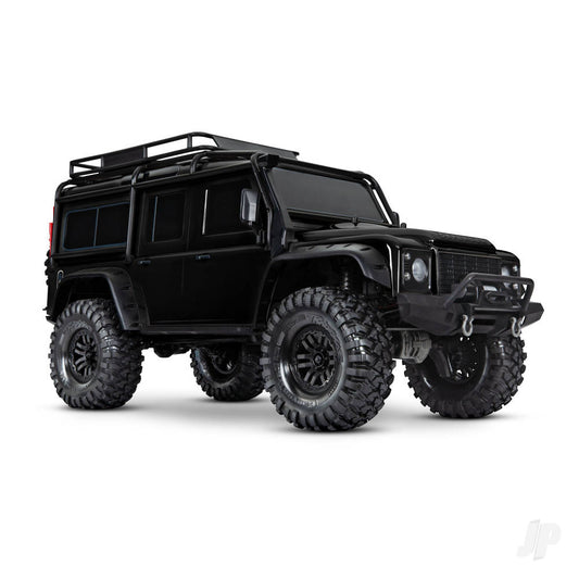 TRX-4 Land Rover Defender 1:10 4X4 Electric Trail Crawler with Winch, Black