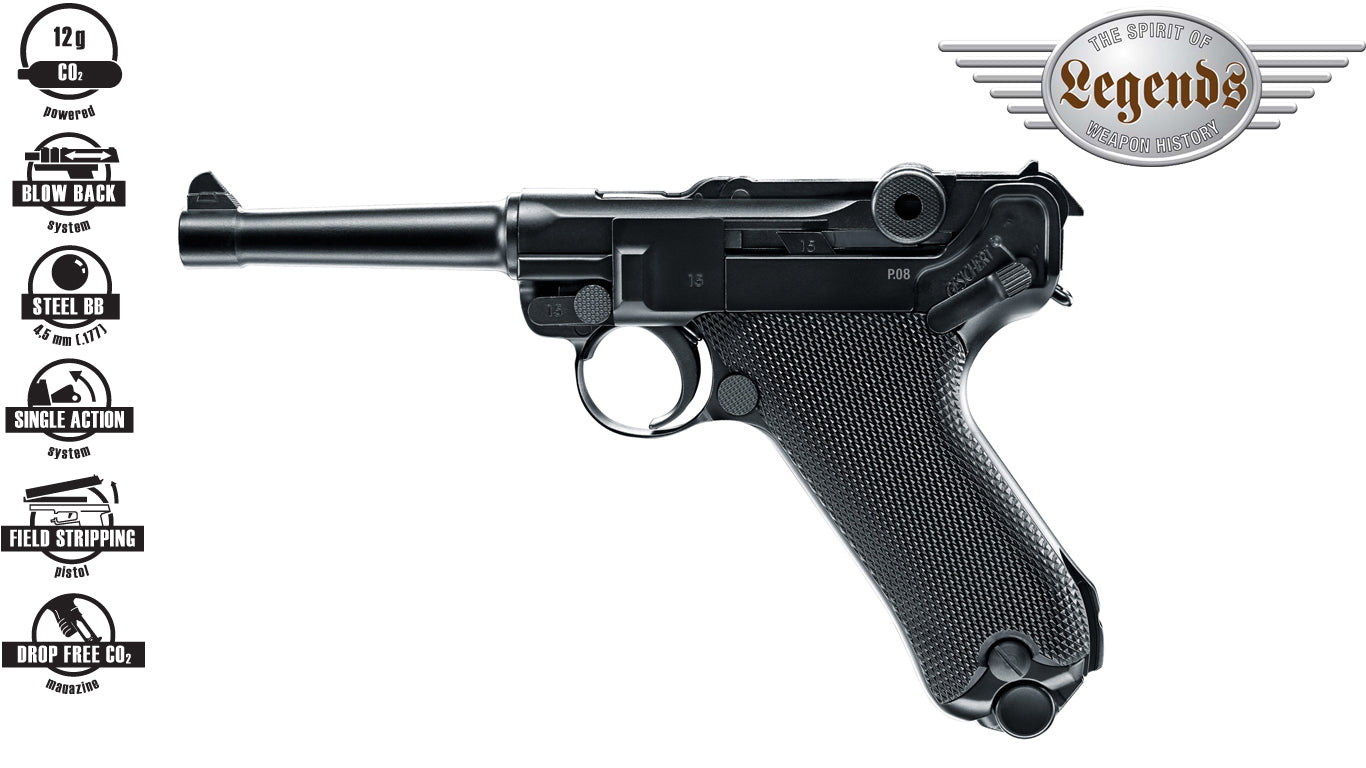 Legends P08 Co2 Pistol BB .177