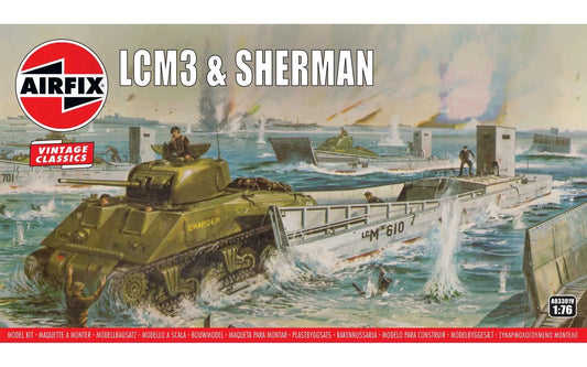 LCM3 & Sherman Tank 1:76