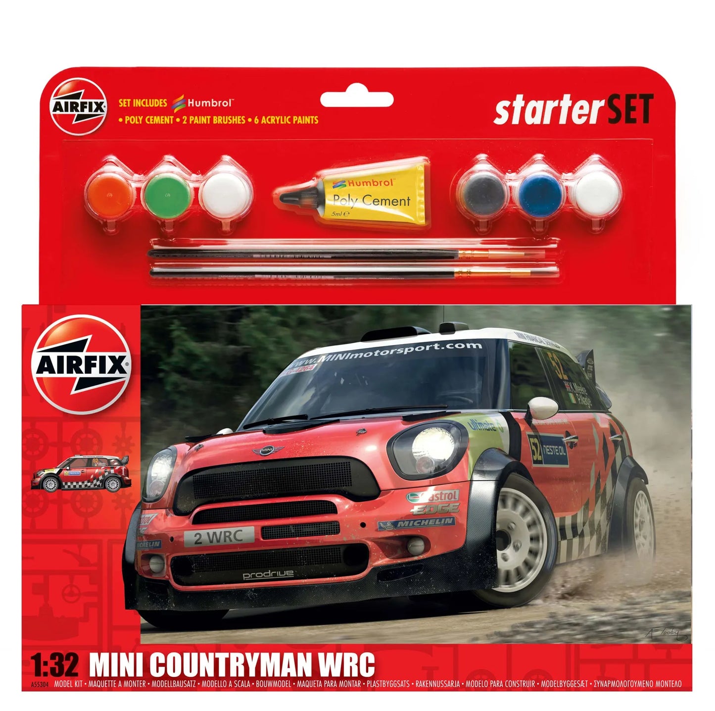 Mini Countryman WRC Gift Set 1:32