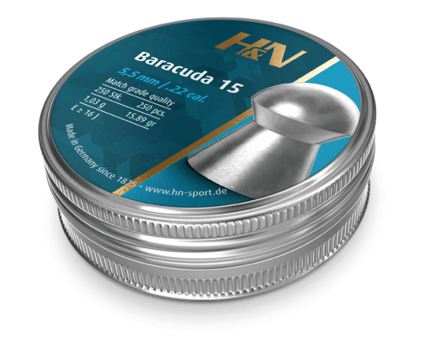 H&N Baracuda 15 .22 5.52 (250)