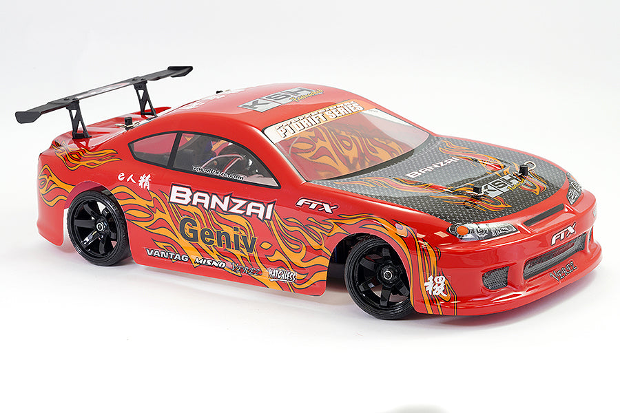 FTX BANZAI 1/10 BRUSHED DRIFT 4WD RTR - RED