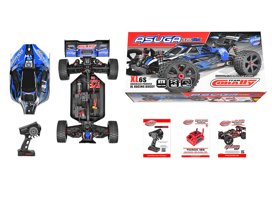 Corally Asuga XLR 6s Brushless Buggy RTR