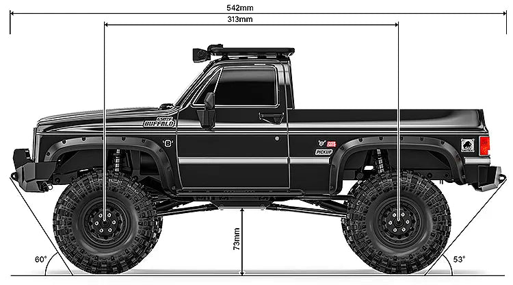 Gmade 1/10 GS02F Buffalo Pickup TS Kit