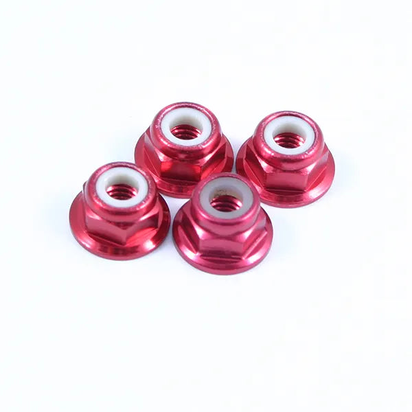 M4 Flanged Locknuts 4 pcs