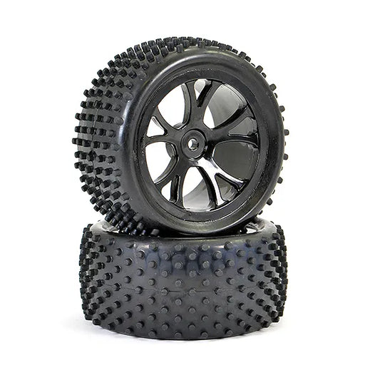 FTX Vantage Rear Buggy Wheels/Tyres Black (2)