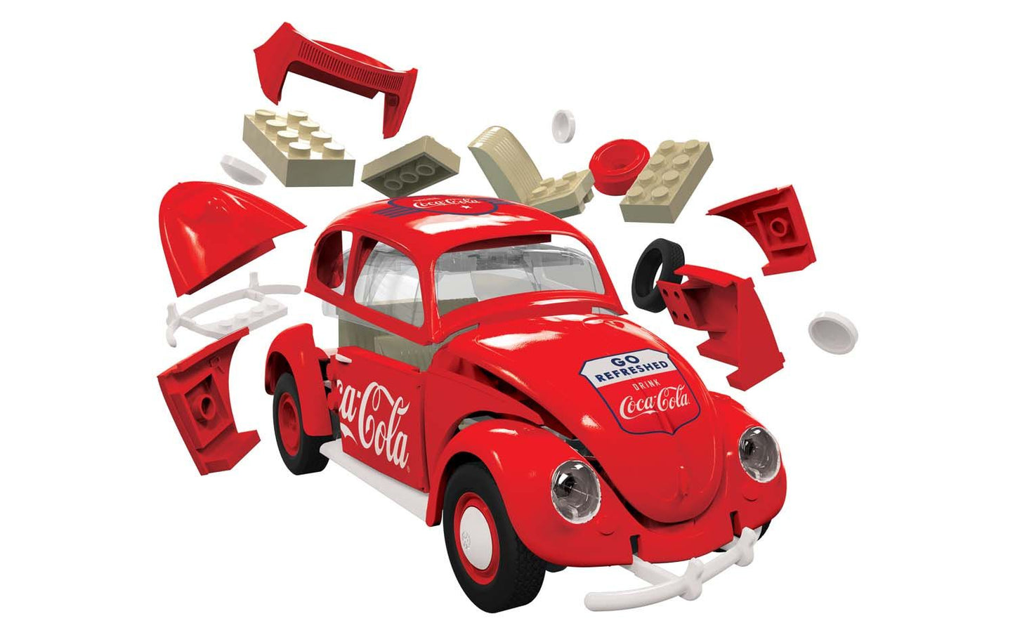 Airfix Quick Build Coca Cola VW Beetle