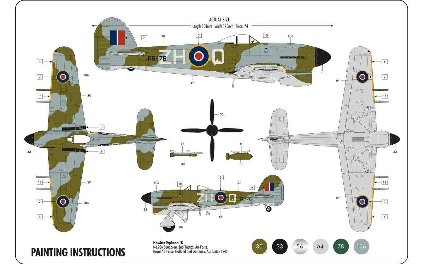 Hawker Typhoon IB Starter Set