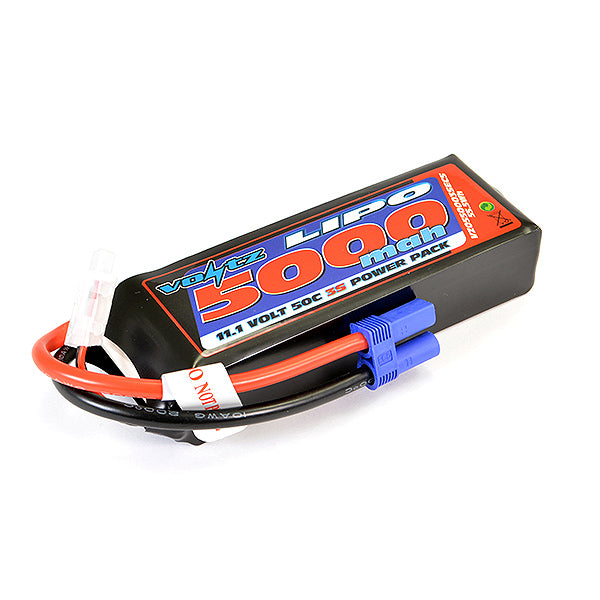 Voltz 5000mah 3s 11.1V 50C Lipo EC5