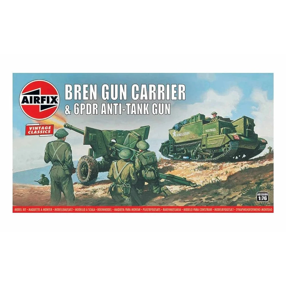 Airfix Bren Gun Carrier & 6pdr AT Gun 1:76