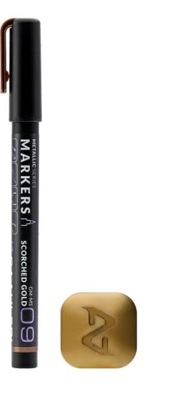 Metallic Series Markers – Scorched Gold 09