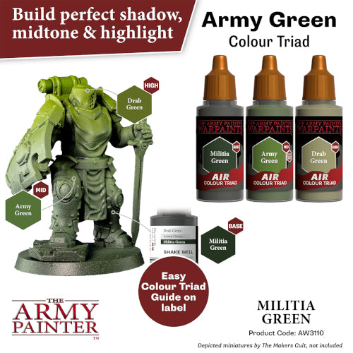 Warpaints Air: Militia Green