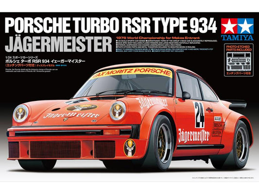 Tamiya 1/24 Porsche Turbo RSR Type 934 Jägermeister Scale Kit