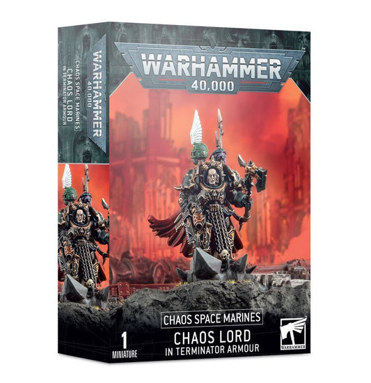Chaos Space Marines Chaos Lord in Terminator Armour 43-12