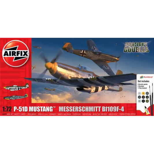 Airfix Dogfight Double P51D / Bf109F Gift Set 1:72