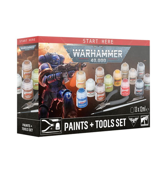 Warhammer 40K Paints + Tools 60-12 New