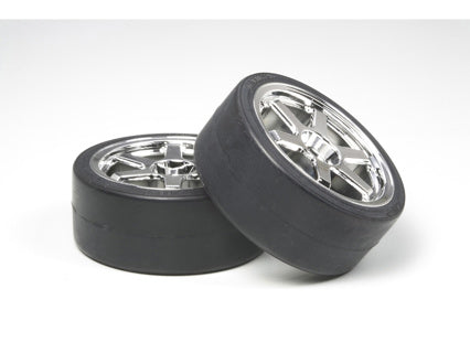 6-S Wheel W Drift Tyre x2 26mm +2