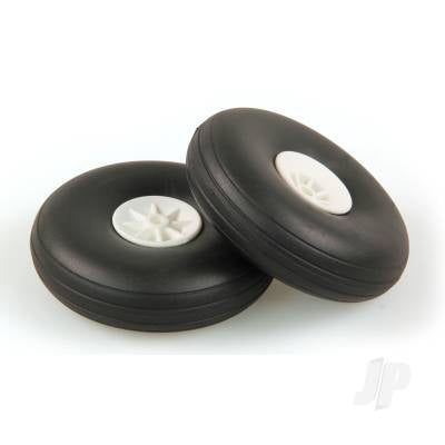 3.0in (75mm) White Wheels (2)