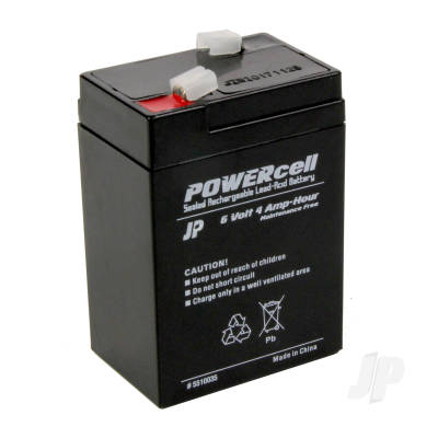 6V 4amp Powercell Gel Battery