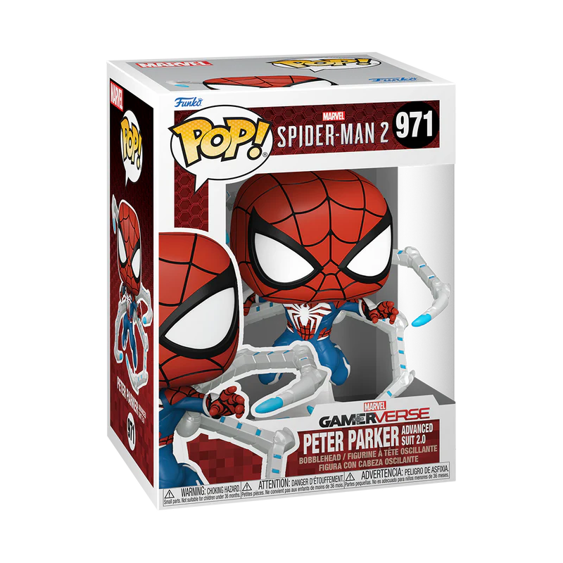Funko POP! Peter Parker Advanced Suit 2.0 - Spider Man 2 (971)