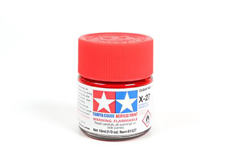 Tamiya Acrylic Mini X-27 Clear Red