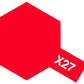 Tamiya Acrylic Mini X-27 Clear Red