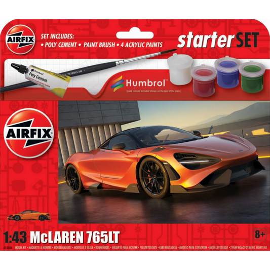 Airfix McLaren 765LT Gift Set 1:43