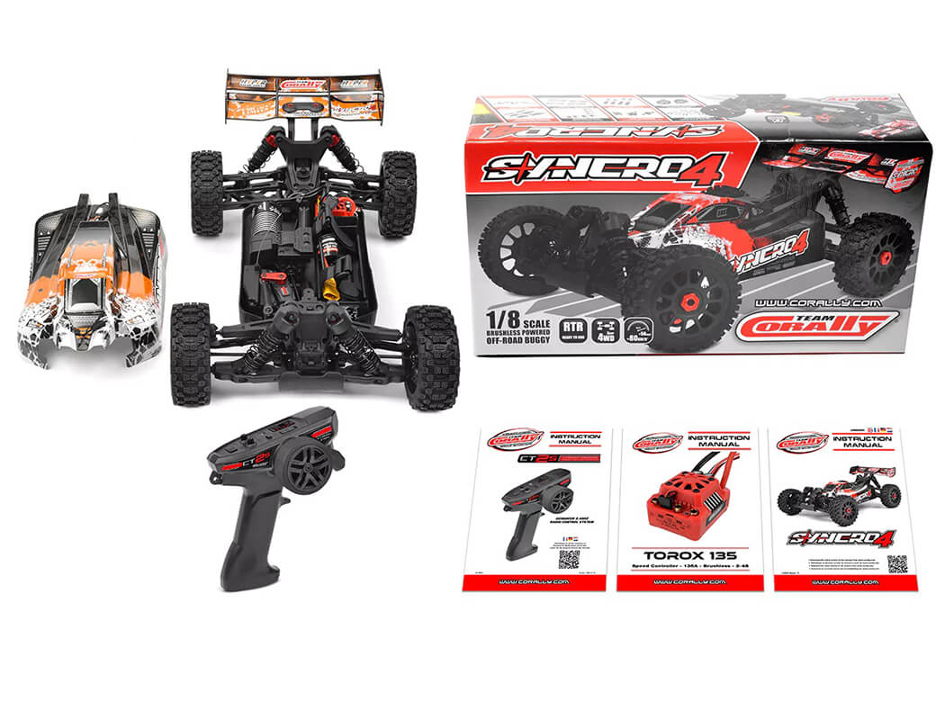 Corally Syncro-4 Brushless 4s Basher Buggy RTR