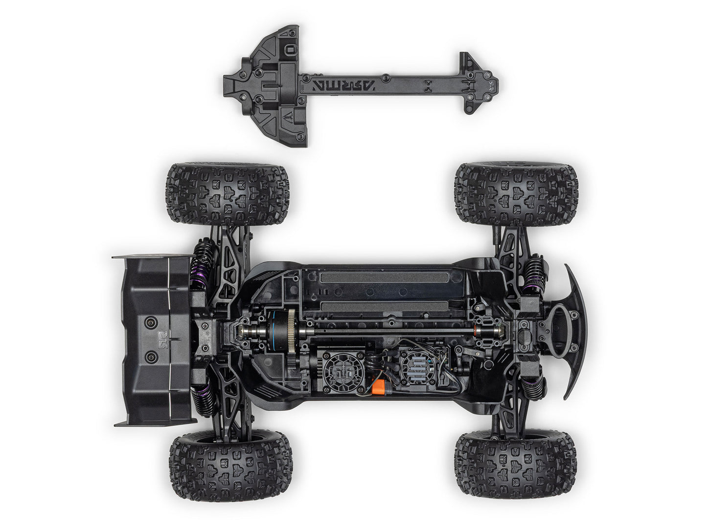 1/16 MINI KRATON 3S DSC 4X4 RTR Speed Truck , Black/Red