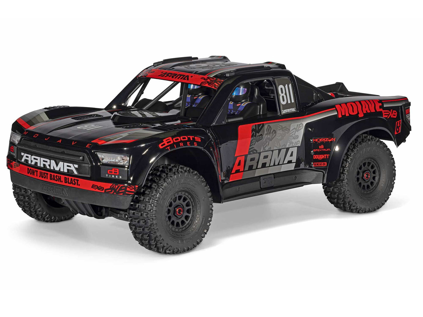 1/7 MOJAVE 6S EXB 4X4 RTR Brushless Desert Truck, Black