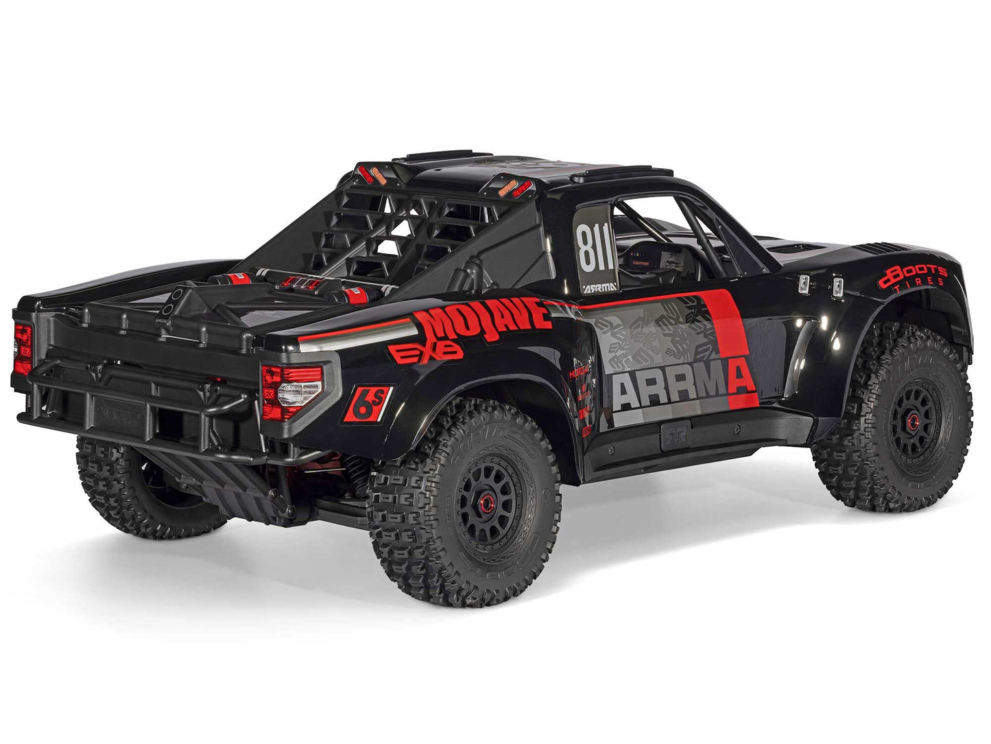 1/7 MOJAVE 6S EXB 4X4 RTR Brushless Desert Truck, Black