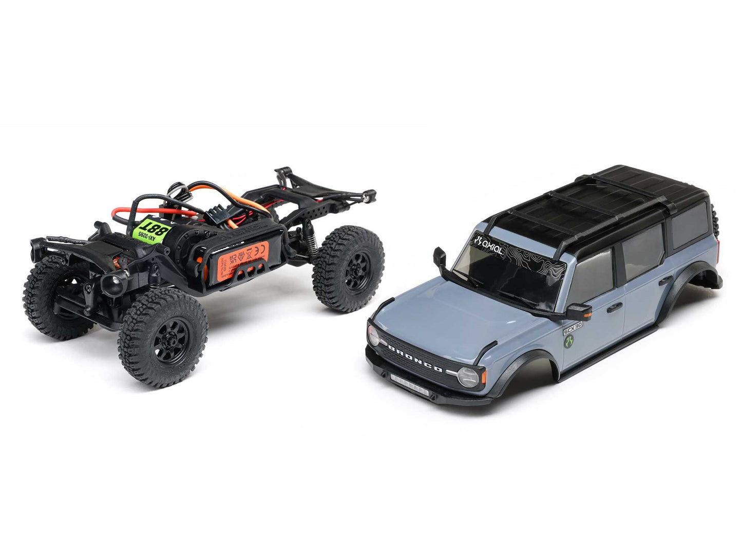 1/30 SCX30 Ford Bronco 4X4 RTR Rock Crawler