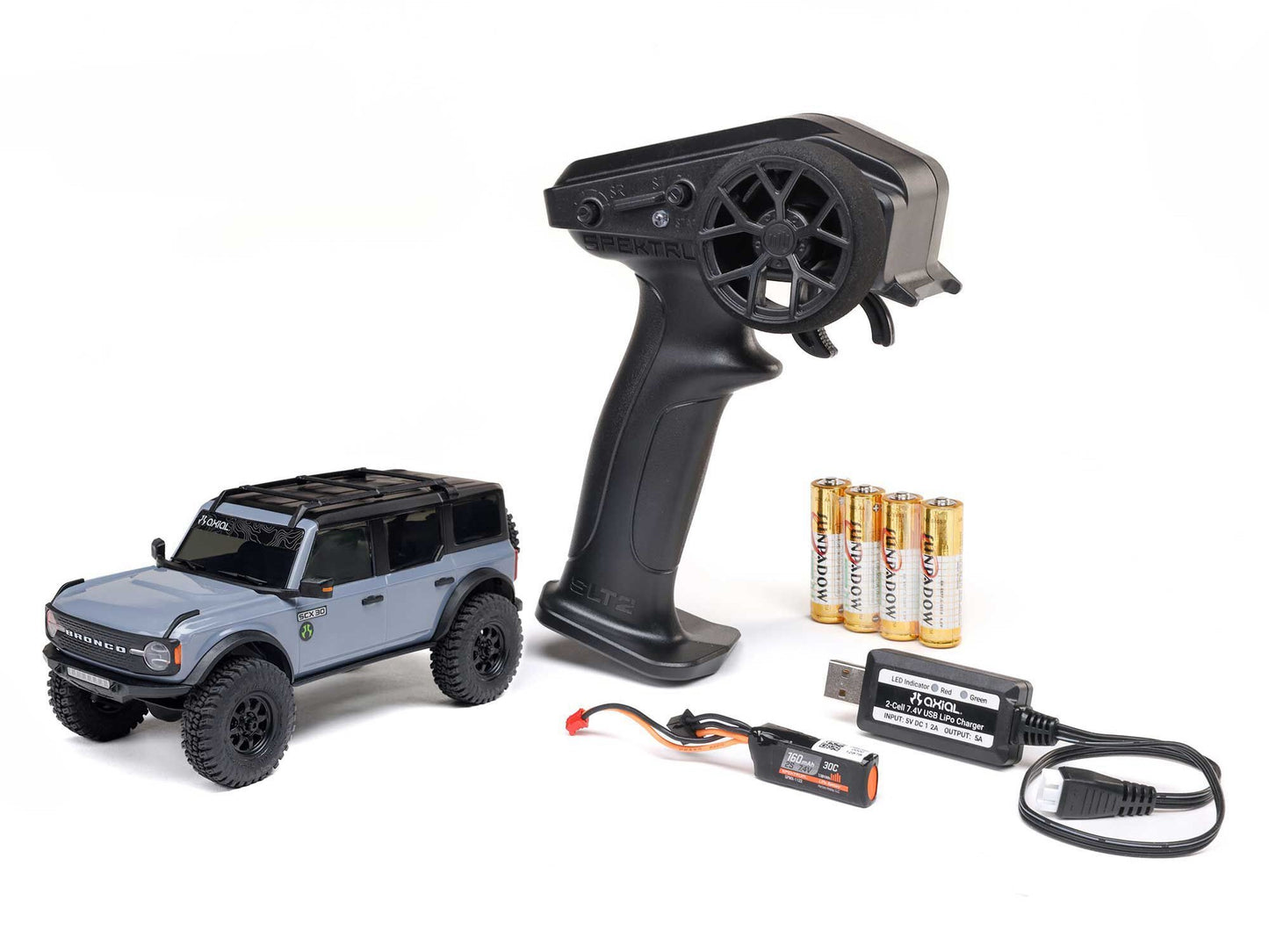 1/30 SCX30 Ford Bronco 4X4 RTR Rock Crawler