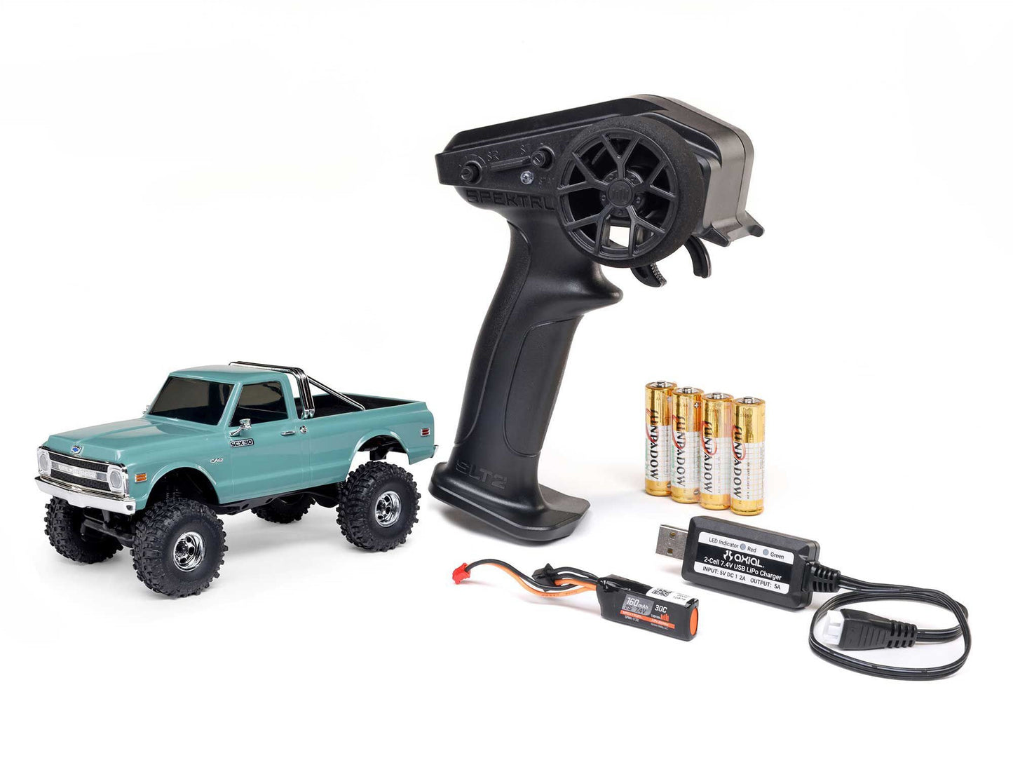1/30 SCX30 Chevrolet K10 4X4 RTR Rock Crawler